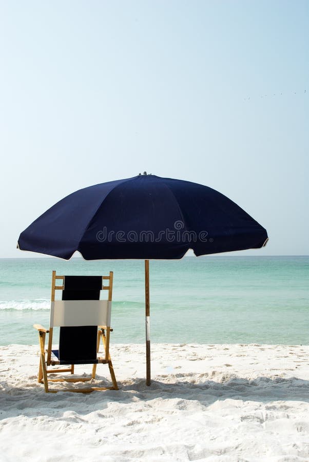 Beach Umbrellas 1 stock image. Image of caribbean, blue 2972561