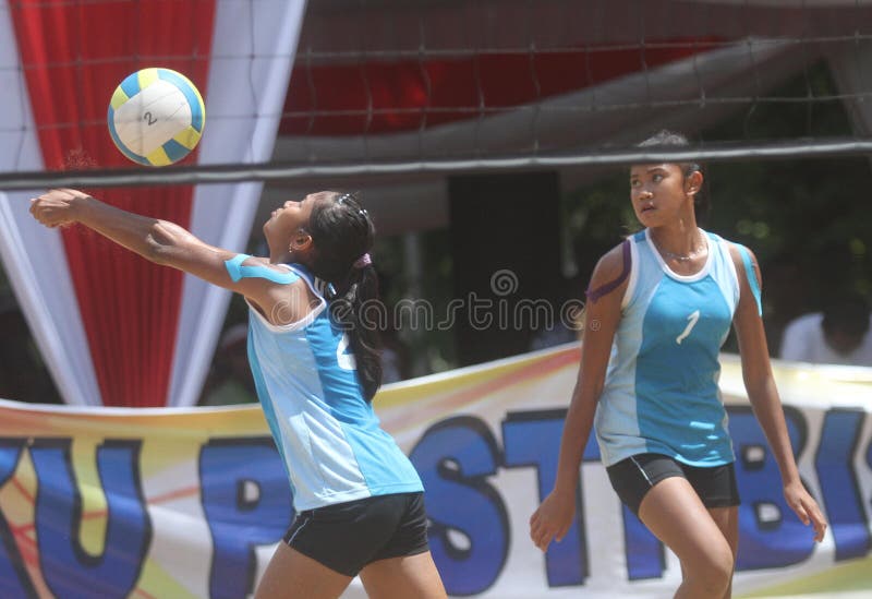 Beach volley editorial photo. Image of jump, block, sport 35506791