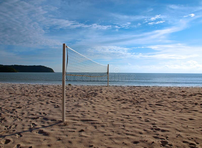 Beach Volley Court stock photo. Image of beach, activity 6011778