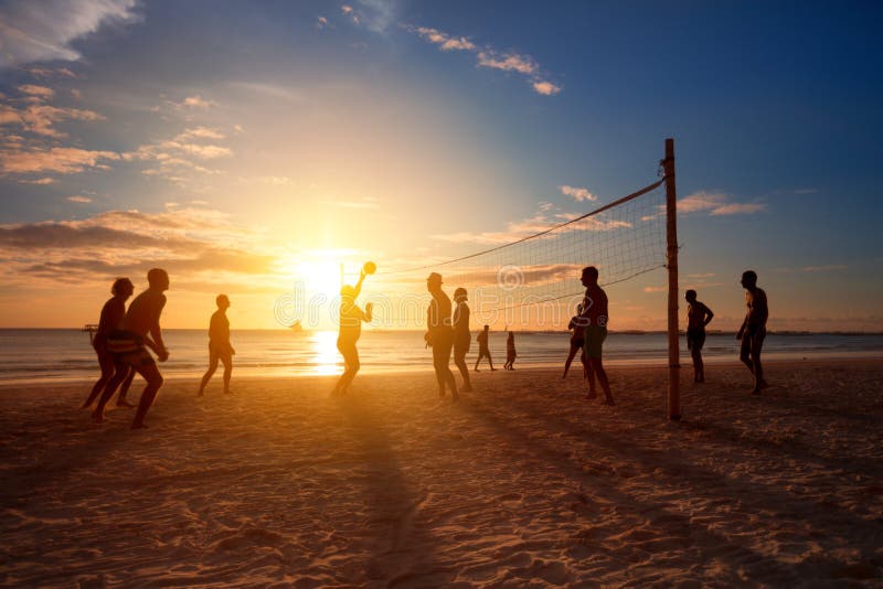 Beach volleyball stock photo Beach volleyball stock photo