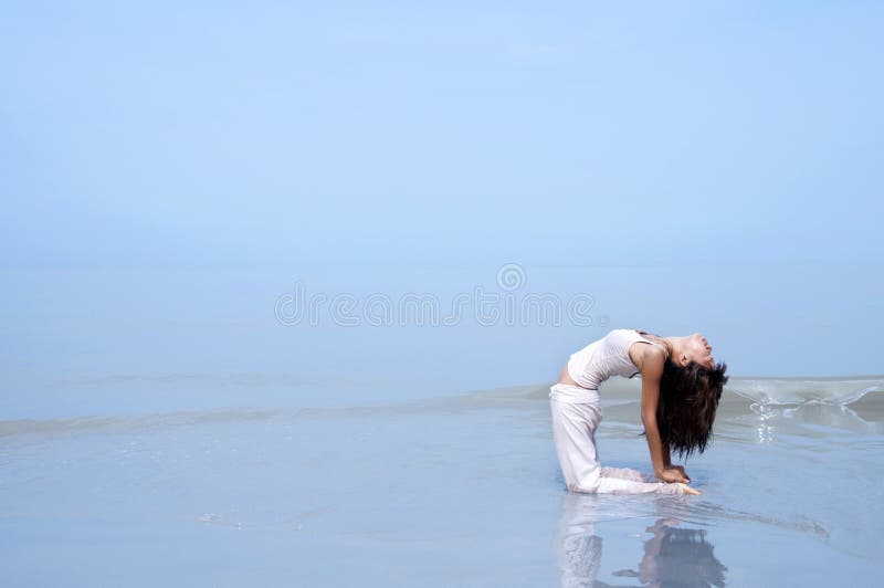 Beach Yoga stock images Beach Yoga stock images