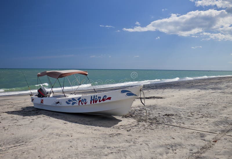 Beached Charter Boat