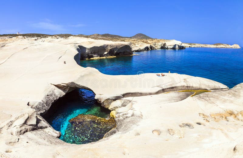 beaches of Greece - Sarakiniko on Milos island