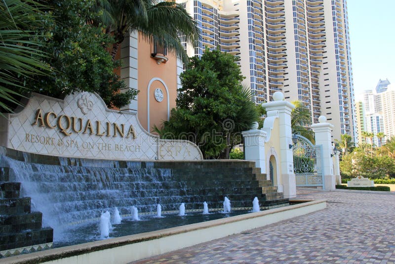 Beachfront hotels on main street of Miami,Florida,Summertime,2013