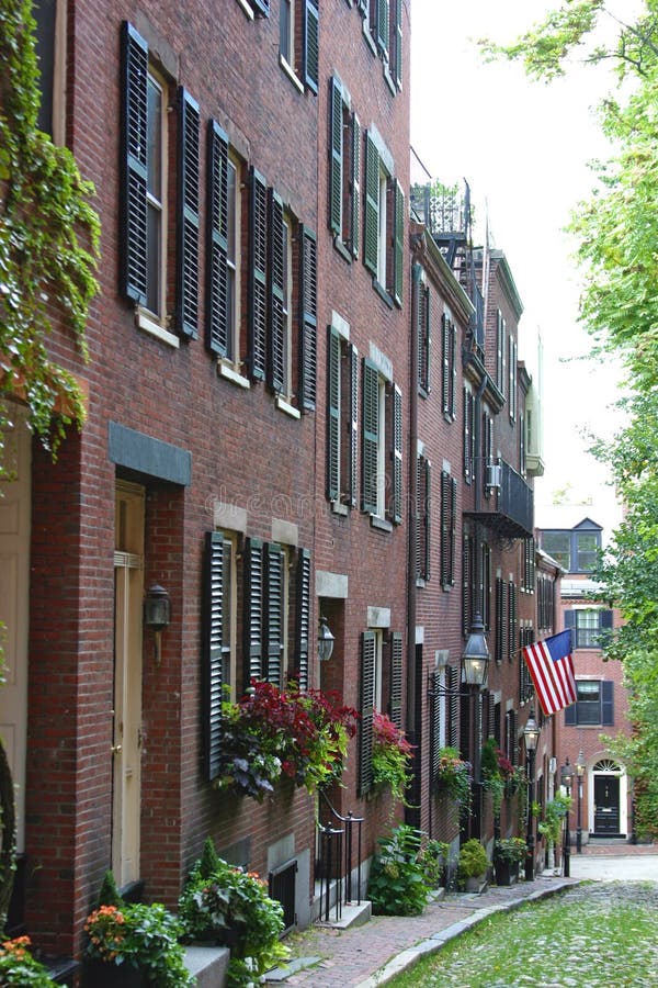 Beacon Hill Boston royalty free stock images