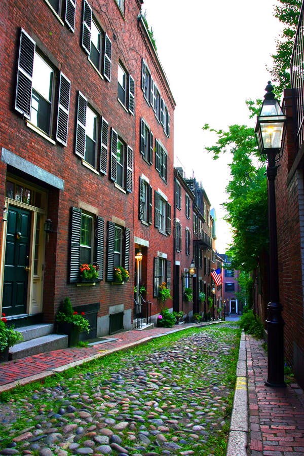 Beacon Hill, Boston royalty free stock images