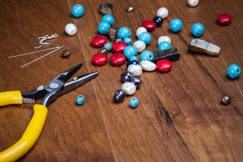 Bead making accessories stock image. Image of craft, equipment 44683711