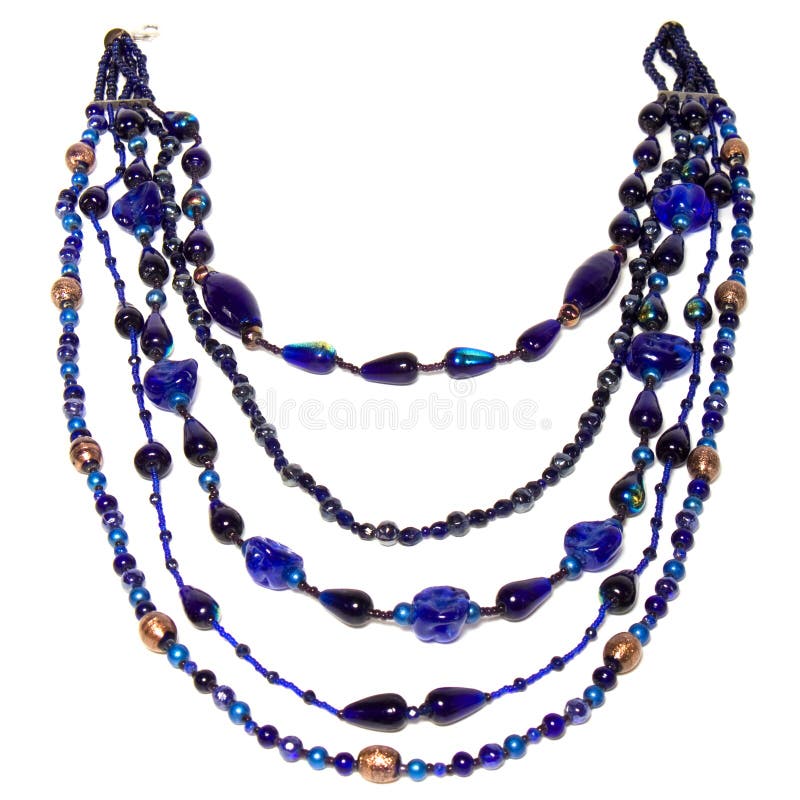 Colorful beads stock photo. Image of bijouterie, blue 12462556