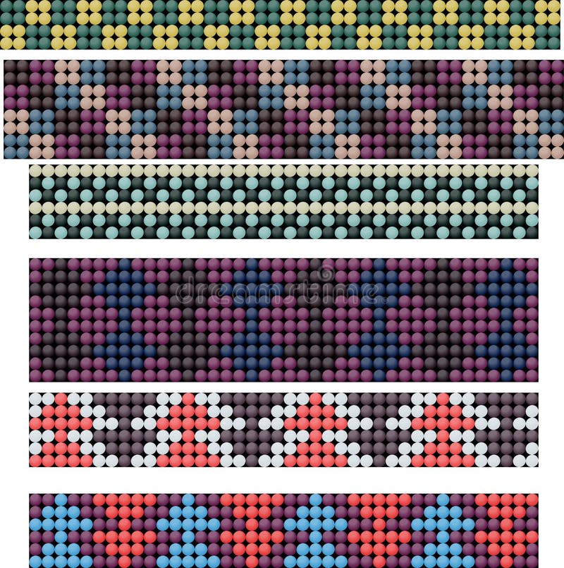 Beadwork royalty free illustration Beadwork royalty free illustration
