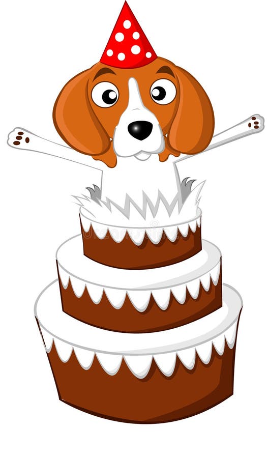 beagle birthday cake