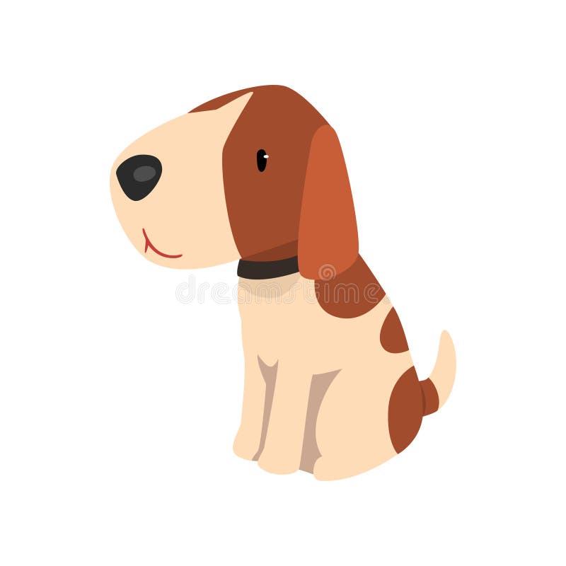 Beagle pies, ślicznej śmiesznej zwierzęcej postaci z kreskówki wektorowa ilustracja na białym tle ilustracji Beagle pies, ślicznej śmiesznej zwierzęcej postaci z kreskówki wektorowa ilustracja na białym tle ilustracji