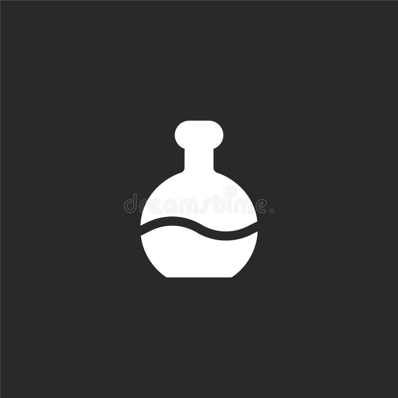 Beaker Icon. Filled Beaker Icon for site Design and Mobile, App Development Stock Vector