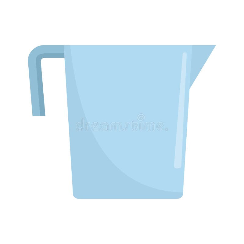 Beaker icon, flat style stock illustration. Illustration of champagne