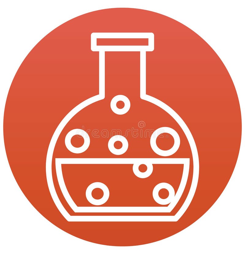 Beaker, lab test Isolated Vector Icon can be easily modified or edit vector illustration