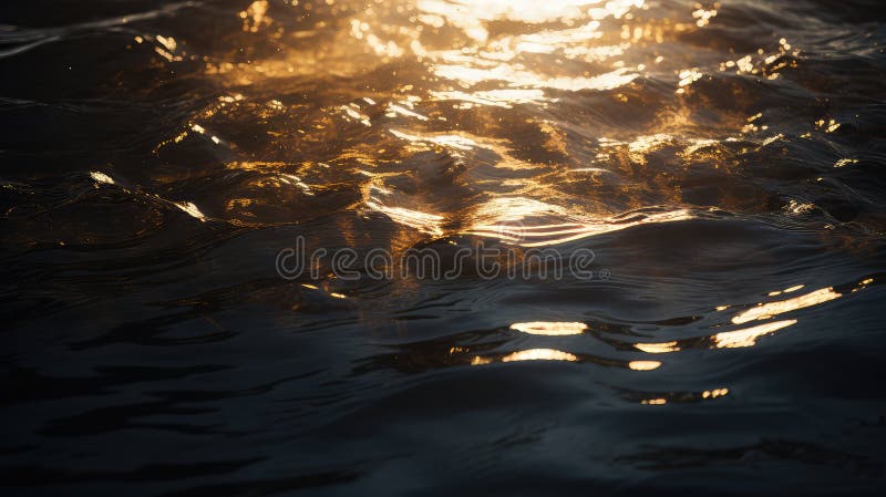 Beam dark water texture royalty free illustration