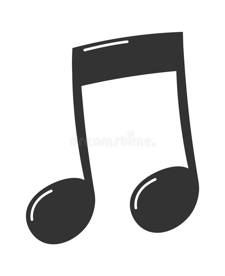 Beam Music Note stock vector. Illustration of design 275426123