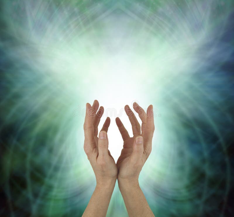 Beaming Beautiful Heart Chakra Healing Energy stock photo Beaming Beautiful Heart Chakra Healing Energy stock photo