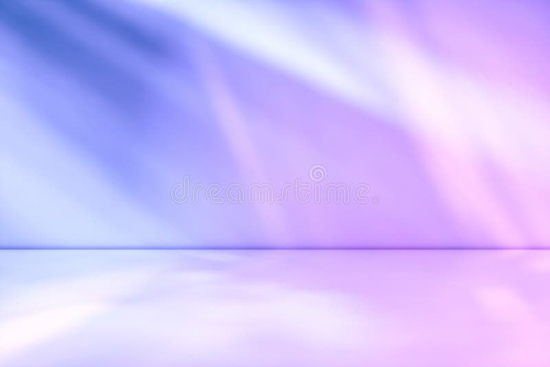 Beams of Muted Purple and Blue Light Stock Illustration Illustration