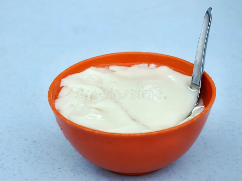 Bean curd pudding