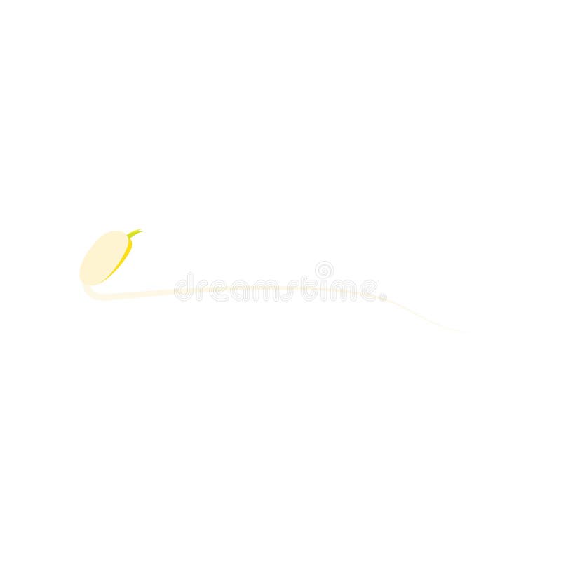 Bean sprout illustration free stock illustration