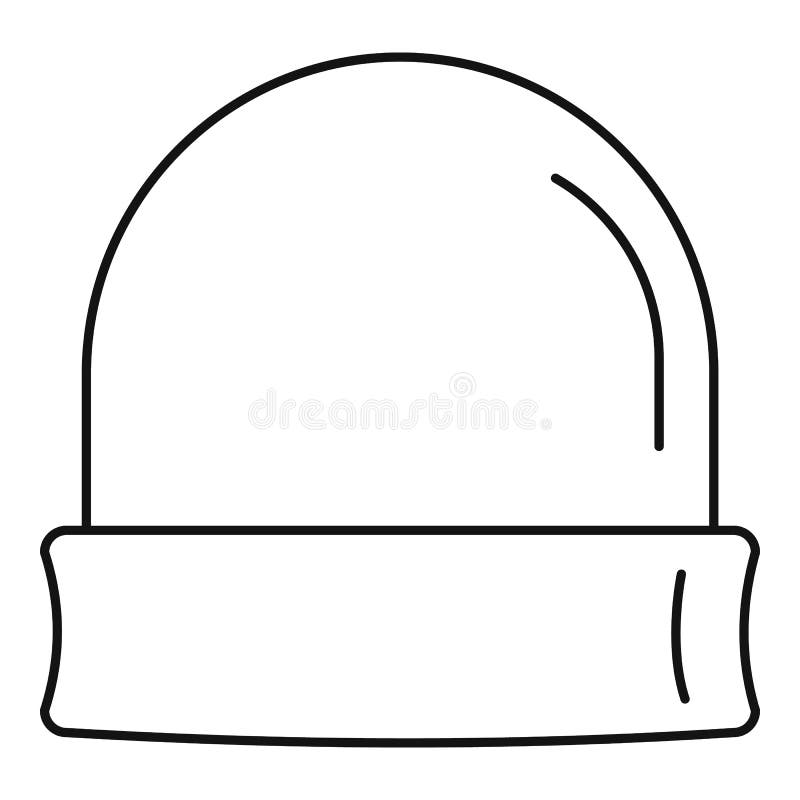 Beanie Hat Icon, Simple Style Stock Vector - Illustration of crime ...