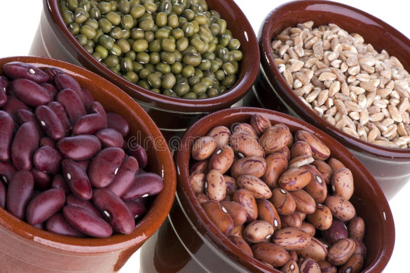 Beans and barley stock photo. Image of healthy, beans 19270856