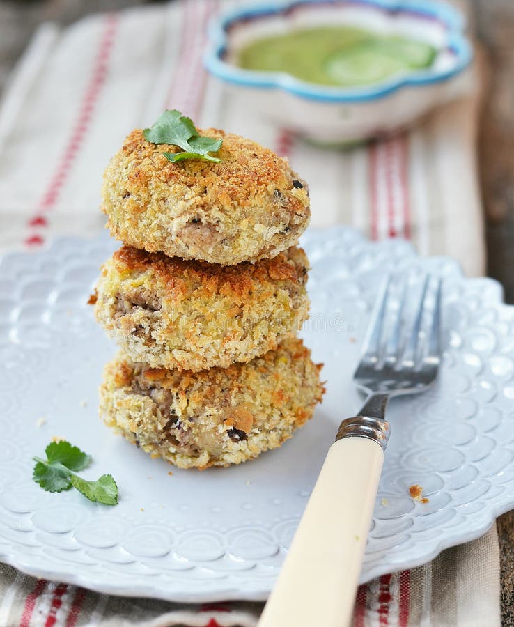 Beans croquette royalty free stock photos