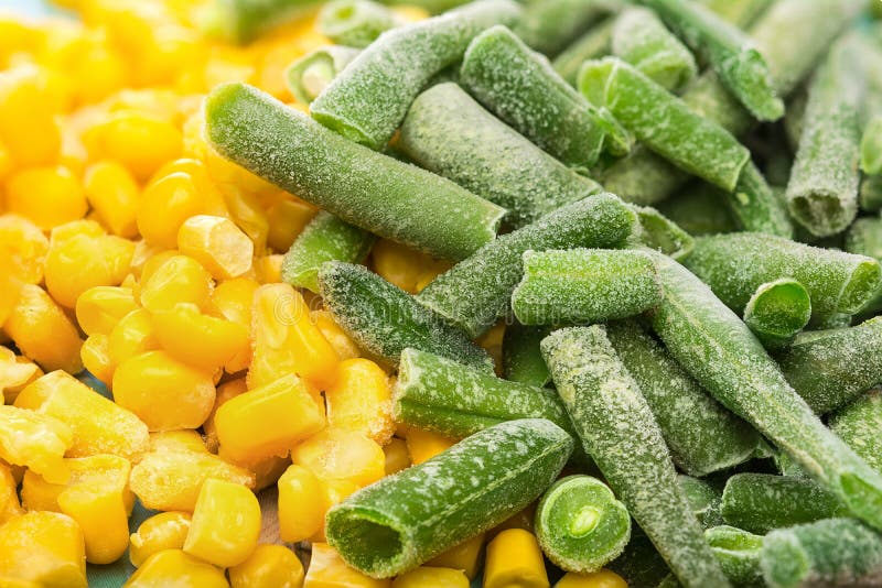 Beans frozen asparagus and corn