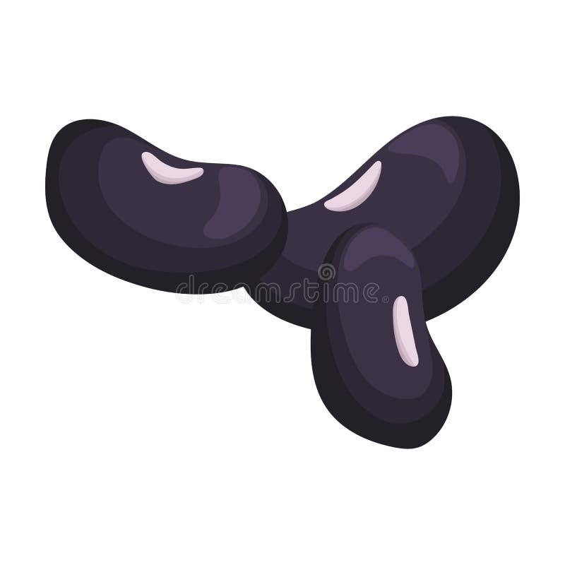 Icono De La Caricatura Vectorial De Frijol. Luz De Ilustración Vectorial En  Fondo Blanco. Icono De Ilustración De Caricatura Aisla Ilustración del  Vector - Ilustración de muestra, soja: 215763029