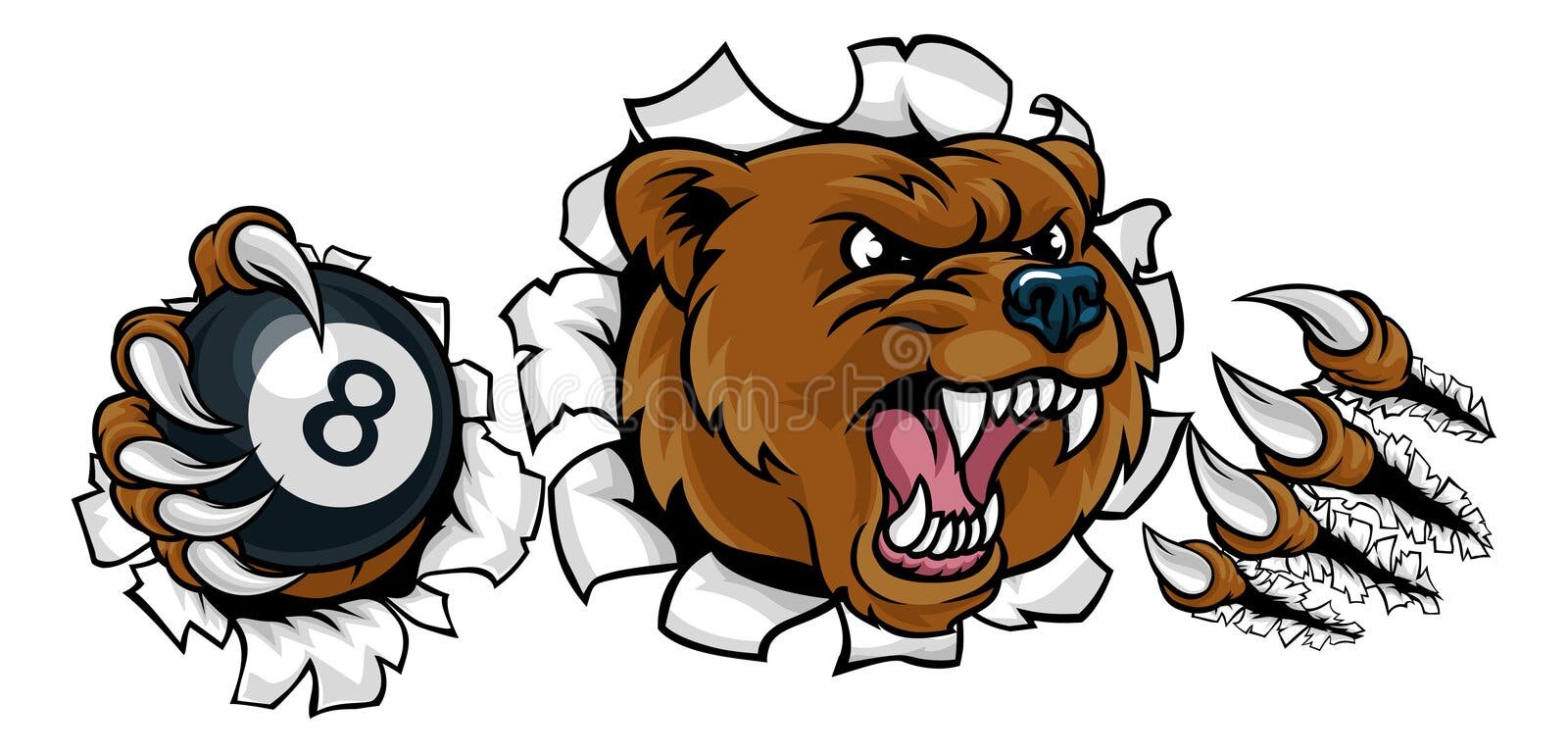 Mean Bear Stock Illustrations – 148 Mean Bear Stock Illustrations, Vectors  & Clipart - Dreamstime