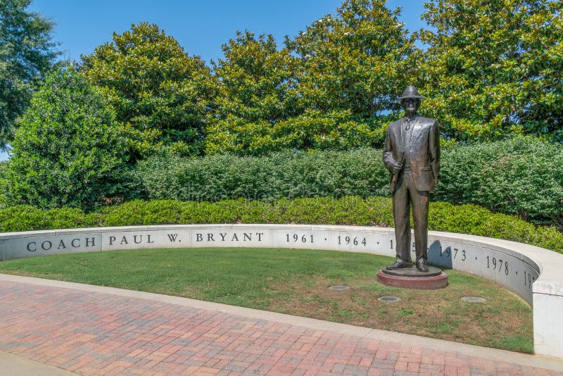 Bear Bryant at University of Alabama stock image Bear Bryant at University of Alabama stock image