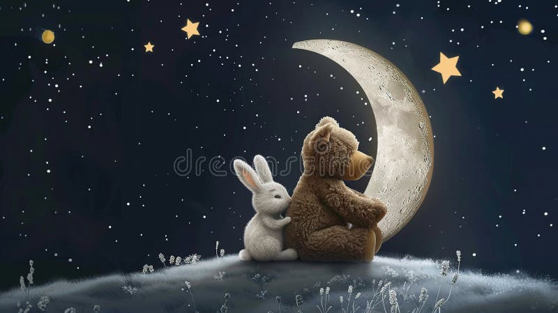 Bunny Teddy Bear Sitting Cloud Stock Illustrations – 16 Bunny Teddy ...