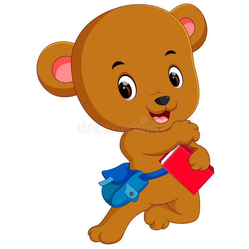 School Backpack Teddy Bear stock vector. Illustration of camping 32517958