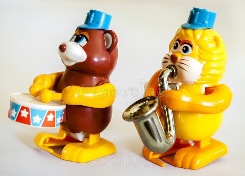 Bear, Lion, Drums and Blowing Saxophone , Marching Band Wind Up Toy / Isolated White Stock Image - Image of song, funny: 135152575 Bear, Lion, Drums and Blowing Saxophone , Marching Band Wind Up Toy / Isolated White Stock Image - Image of song, funny: 135152575