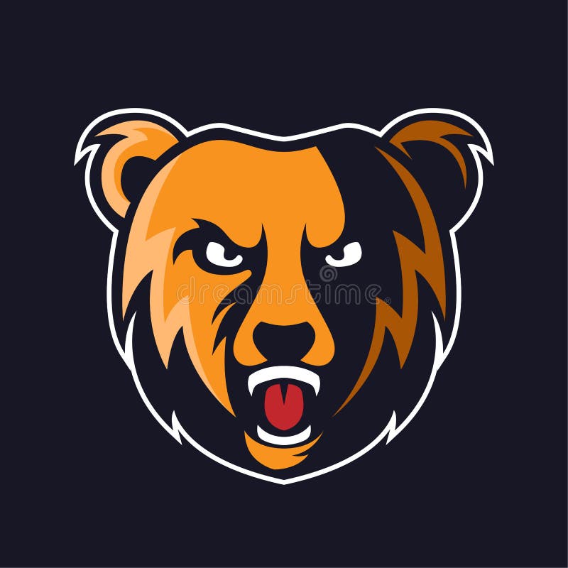 Vector Bear Mascot Logo stock vector. Illustration of mascot - 17147259
