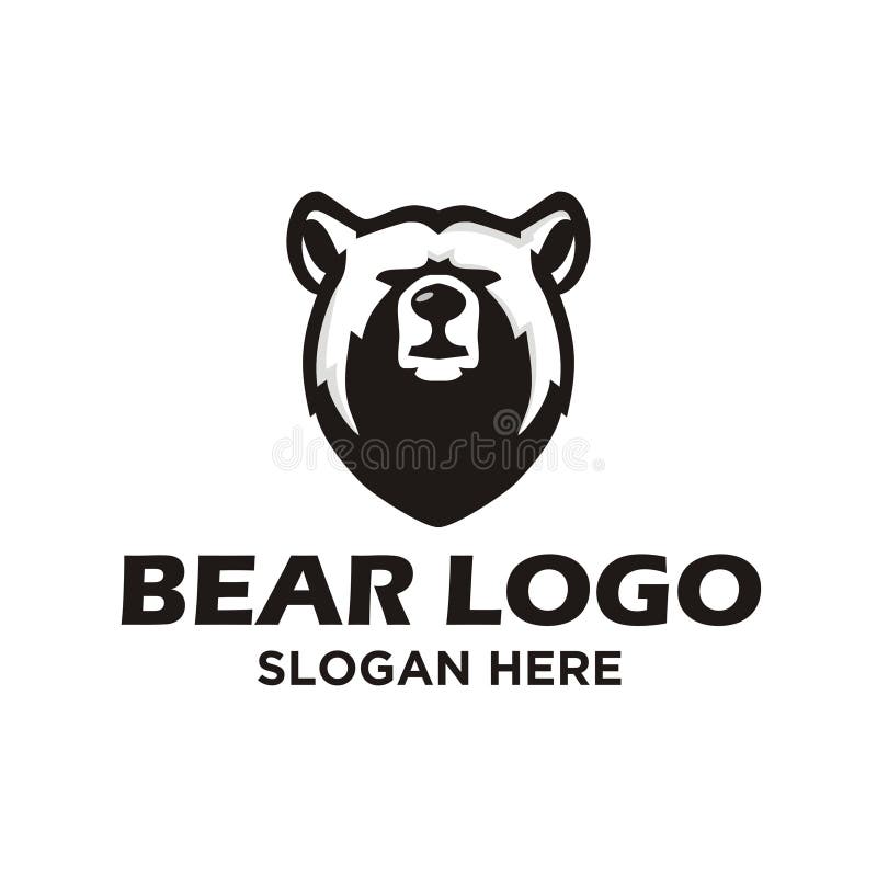 Bear Logo Design Inspiration Eps Stock Illustration Illustration of