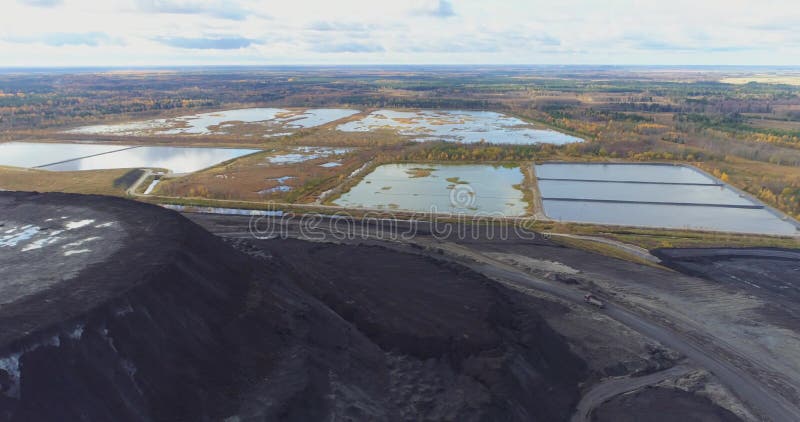 Bearbetningsanläggning för avskiljande och förfininggrus och sand Flyg- längd i fot räknat