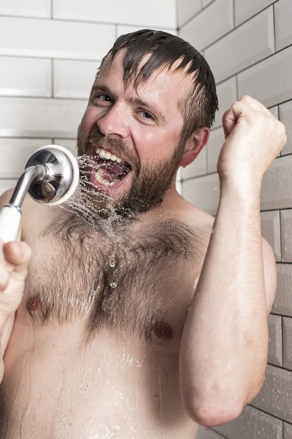Teen sings shaves bath