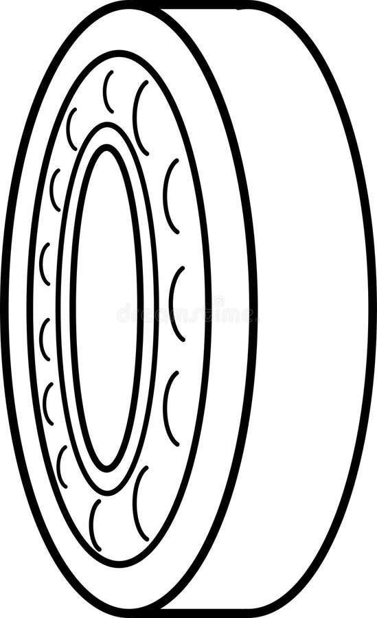 Simple Radial Bearing Stock Illustrations 3 Simple Radial Bearing