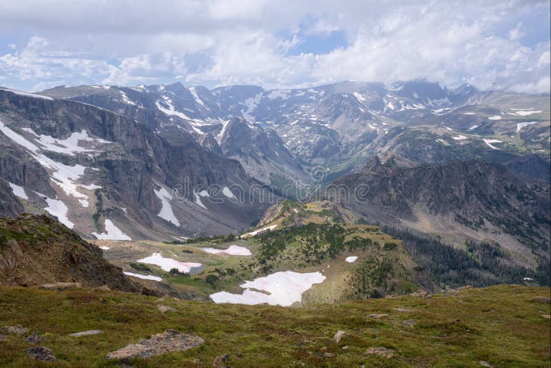 The Beartooth Mountains of Montana Stock Image Image of landscape