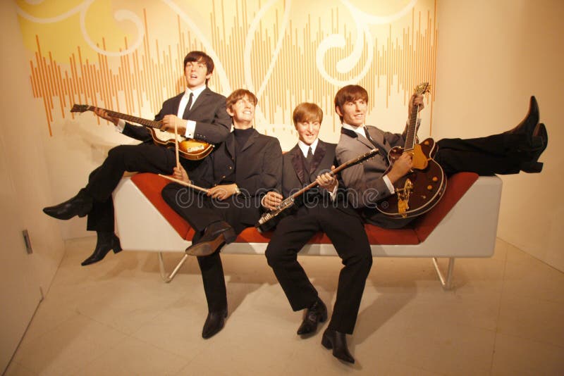 JULY 10, 2008 - BERLIN: the wax figures of the Beatles with Paul McCartney, Ringo Starr, John Lennon and George Harrison - official opening of the waxworks Madame Tussauds Berlin, Berlin.