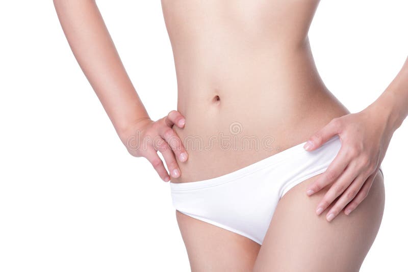 Beau corps mince de femme photos stock
