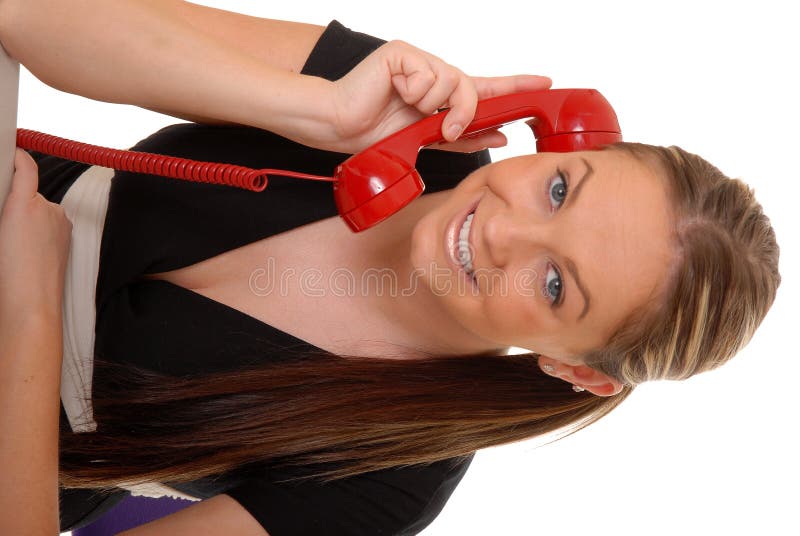 Beau femme au téléphone 15 photos stock Beau femme au téléphone 15 photos stock