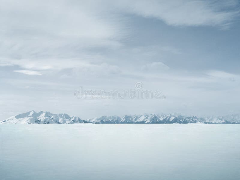 Beau fond de l'hiver photographie stock libre de droits