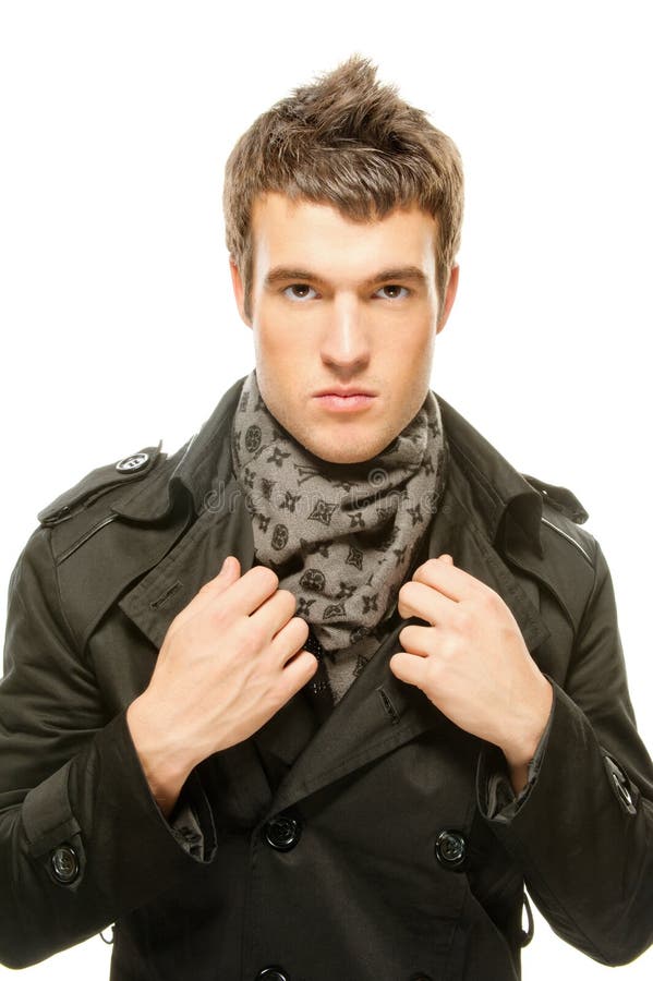 Beau jeune homme photo libre de droits