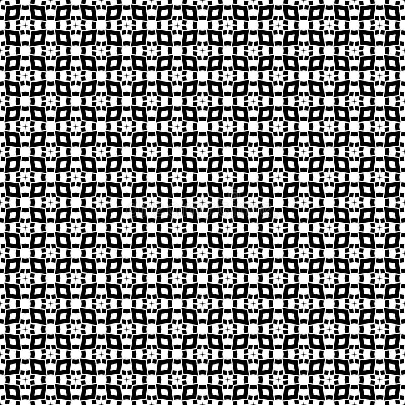 Beau modèle sans couture noir et blanc de vecteur illustration de vecteur Beau modèle sans couture noir et blanc de vecteur illustration de vecteur