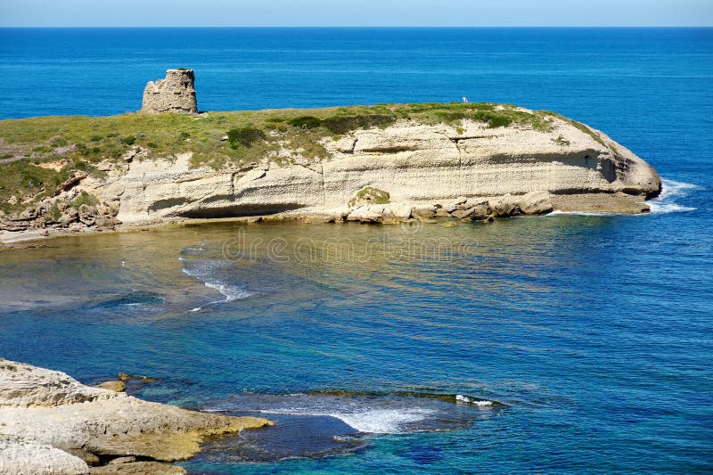 Beau paysage de la côte de la Sardaigne photos stock Beau paysage de la côte de la Sardaigne photos stock
