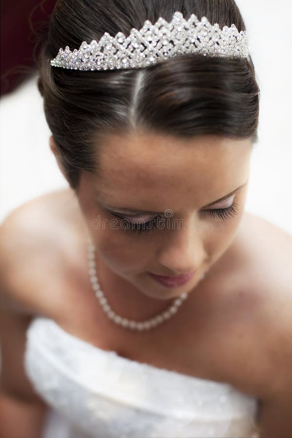 Beau plan rapproché de mariée photos libres de droits