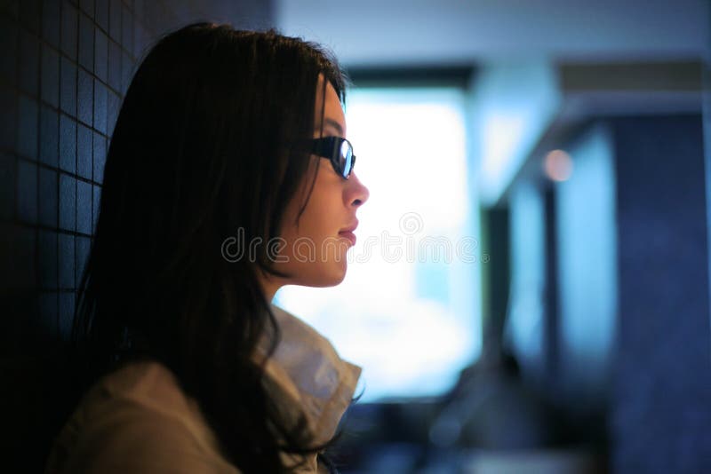 Beau profil de femme photo stock Beau profil de femme photo stock