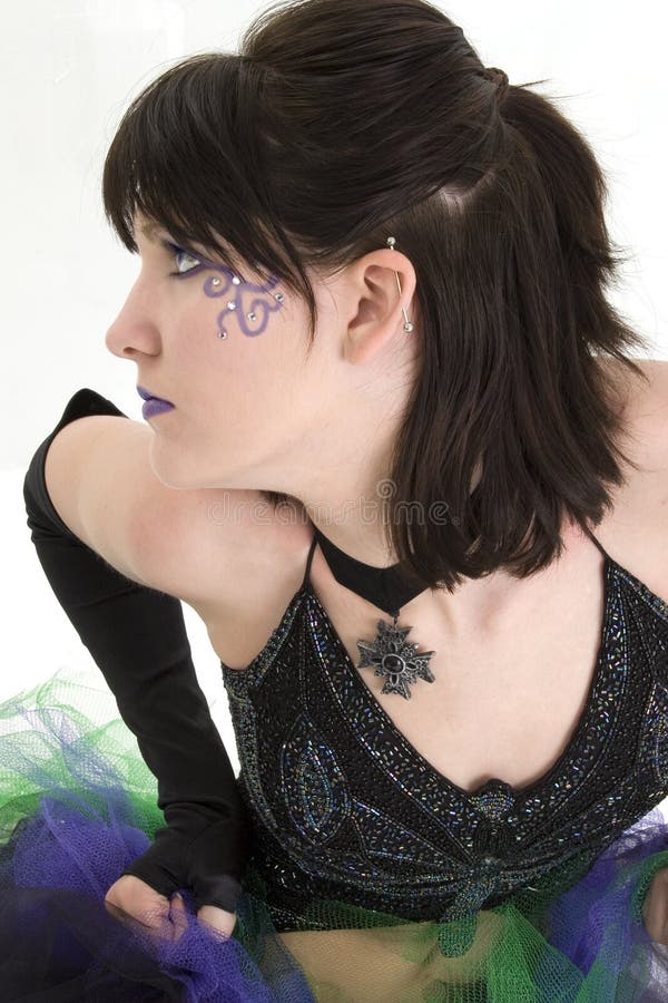 Beau profil de jeune femme photo libre de droits Beau profil de jeune femme photo libre de droits